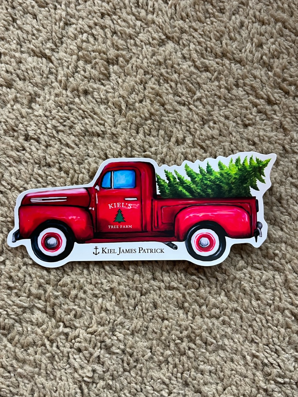 Kiel James Patrick Red Truck Sticker